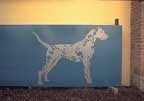 cutout image of Dalmation in steel
