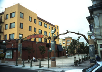 International Boulevard Entrance to Fruitvale Transit Plaza